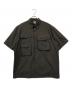 green label relaxing（グリーンレーベルリラクシング）の古着「別注フィッシング半袖シャツ」｜ブラック