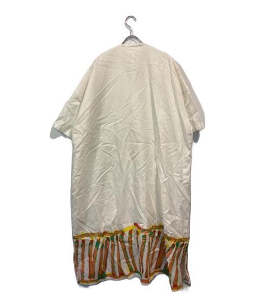 HERALBONY（ヘラルボニー）HERALBONY (ヘラルボニー) ブラウスワンピース ホワイト サイズ:SIZE Freeの古着・服飾アイテム