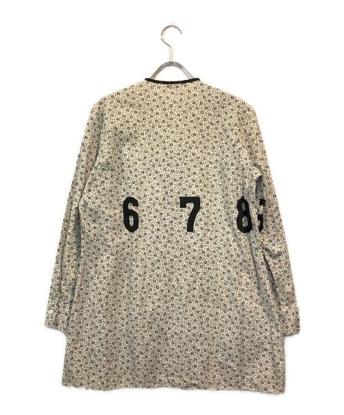 Y's（ワイズ）Y's (ワイズ) ナンバリングレースアップブラウス ホワイト×ブラック サイズ:SIZE 1の古着・服飾アイテム