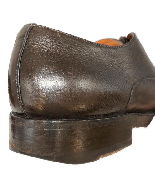 Santoni（サントーニ）Santoni (サントーニ) 内羽根ストレートチップシューズ ブラック サイズ:SIZE 8 1/2の古着・服飾アイテム