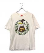 PEANUTS×A BATHING APEピーナッツ×ア ベイシング エイプ）の古着「半袖カットソー」｜ホワイト