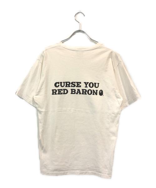 PEANUTS（ピーナッツ）PEANUTS (ピーナッツ) A BATHING APE (ア ベイシング エイプ) 半袖カットソー ホワイト サイズ:Mの古着・服飾アイテム