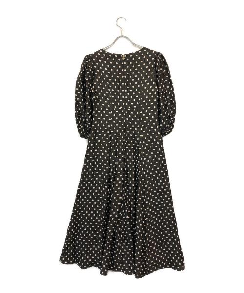 Kate Spade（ケイトスペード）Kate Spade (ケイトスペード) Polka dot dress ブラック サイズ:-の古着・服飾アイテム