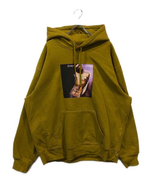 SUPREME（シュプリーム）Supreme (シュプリーム) ジェーンズアディクション プリント プルオーバーフーディパーカー カーキ サイズ:SIZE Lの古着・服飾アイテム