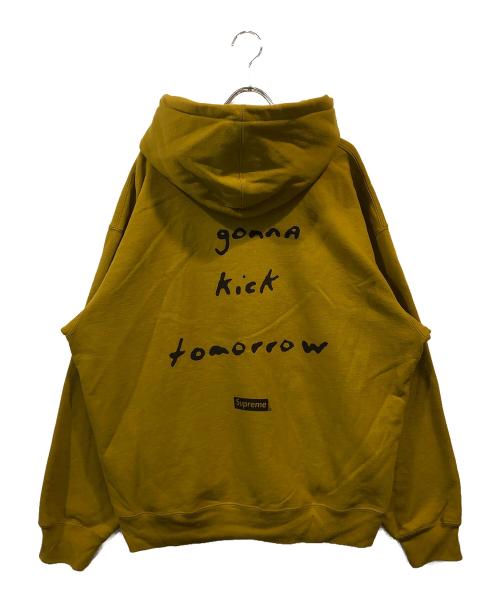 SUPREME（シュプリーム）Supreme (シュプリーム) ジェーンズアディクション プリント プルオーバーフーディパーカー カーキ サイズ:SIZE Lの古着・服飾アイテム