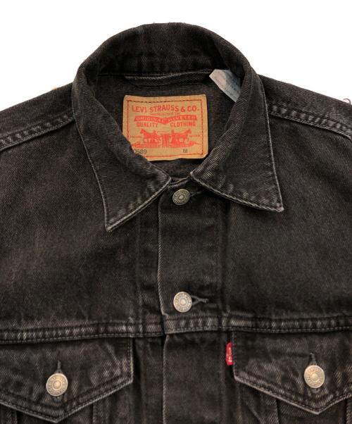 LEVI'S（リーバイス）LEVI'S (リーバイス) ブラックデニムジャケット ブラック サイズ:Mの古着・服飾アイテム