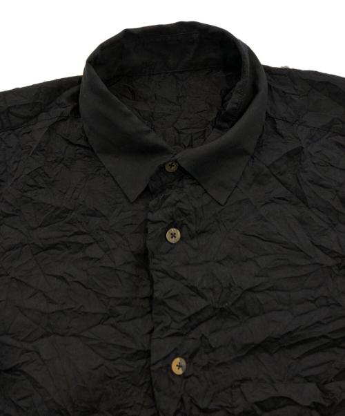 ISSEY MIYAKE（イッセイミヤケ）ISSEY MIYAKE (イッセイミヤケ) シワ加工シャツブラウス ネイビー サイズ:Mの古着・服飾アイテム