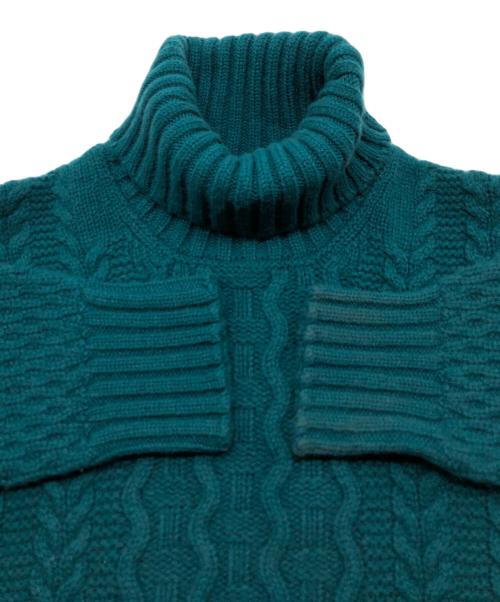 Drumohr（ドルモア）Drumohr (ドルモア) タートルネックニット グリーン サイズ:48 未使用品の古着・服飾アイテム