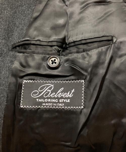 Belvest（ベルヴェスト）Belvest (ベルヴェスト) ウールチェスターコート グレー サイズ:50の古着・服飾アイテム
