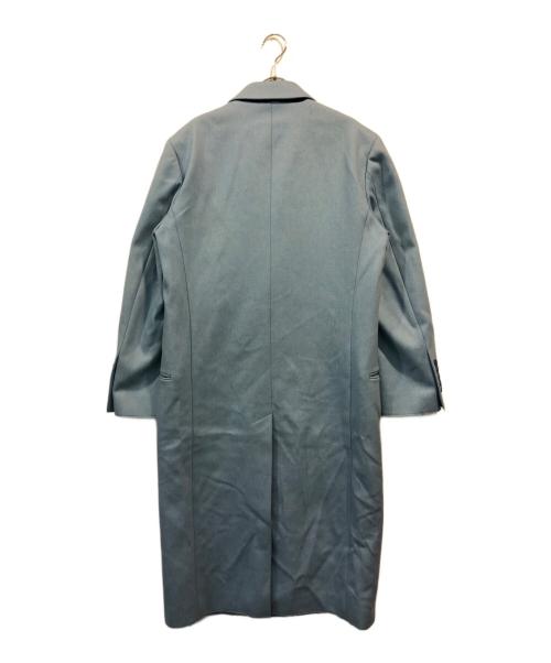 PAUL SMITH（ポールスミス）Paul Smith (ポールスミス) 袖カットオフダブルチェスターコート スカイブルー サイズ:SIZE Mの古着・服飾アイテム