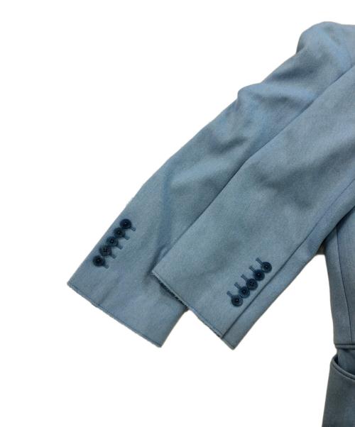 PAUL SMITH（ポールスミス）Paul Smith (ポールスミス) 袖カットオフダブルチェスターコート スカイブルー サイズ:SIZE Mの古着・服飾アイテム