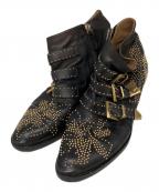 Chloeクロエ）の古着「SUSANNAショートブーツ」｜ブラック