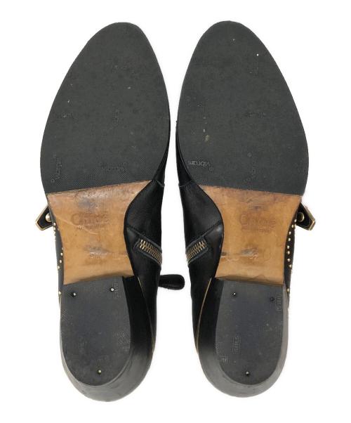 Chloe（クロエ）Chloe (クロエ) SUSANNAショートブーツ ブラック サイズ:SIZE 37の古着・服飾アイテム