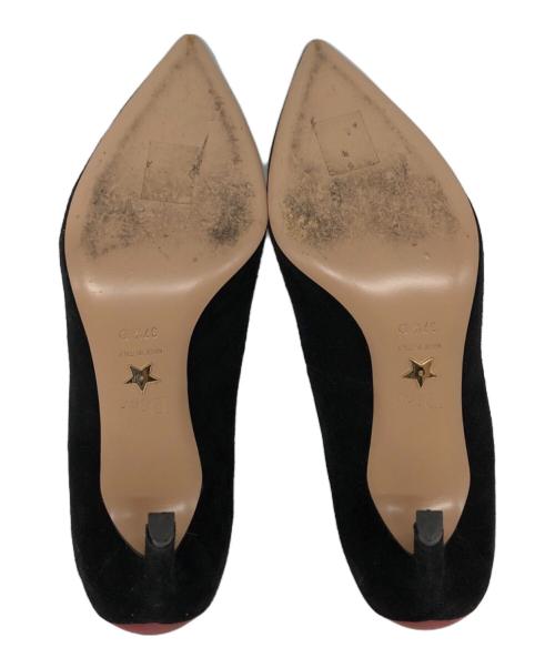 Christian Dior（クリスチャン ディオール）Christian Dior (クリスチャン ディオール) ポインテッドトゥパンプス ブラック サイズ:SIZE 37 1/2の古着・服飾アイテム