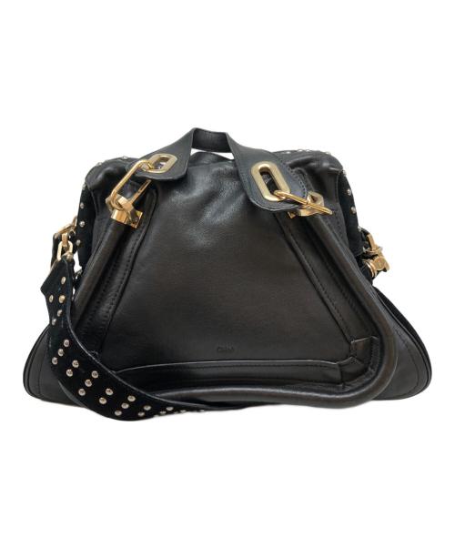 Chloe（クロエ）Chloe (クロエ) パラティ2wayハンドバッグ ブラックの古着・服飾アイテム