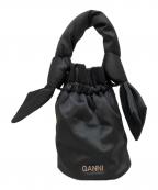 GANNIガニー）の古着「オケージョントップハンドルノットバッグ」｜ブラック