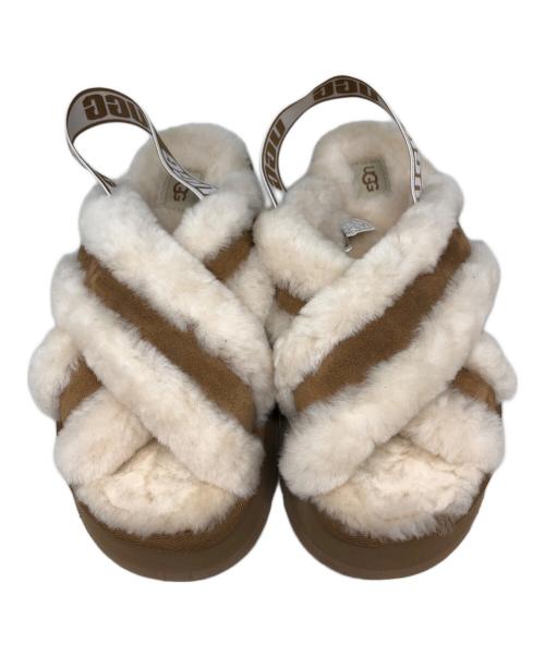UGG（アグ）UGG (アグ) ディスコ クロス スライド ベージュ サイズ:24㎝の古着・服飾アイテム