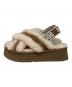 UGG (アグ) ディスコ クロス スライド ベージュ サイズ:24㎝：7000円