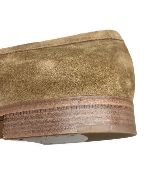 Gianvito Rossi（ジャンヴィト ロッシ）Gianvito Rossi (ジャンヴィト・ロッシ) スウェードローファー ベージュ サイズ:SIZE 39の古着・服飾アイテム