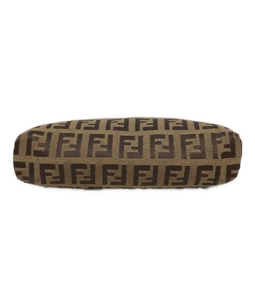 FENDI（フェンディ）FENDI (フェンディ) ズッキーノ柄ポーチ ブラウンの古着・服飾アイテム