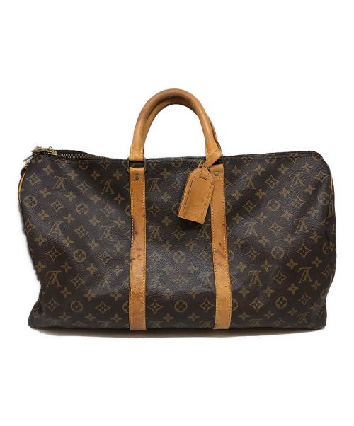 LOUIS VUITTON（ルイ ヴィトン）LOUIS VUITTON (ルイ ヴィトン) トラベルバッグ ブラウンの古着・服飾アイテム