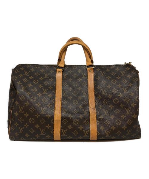LOUIS VUITTON（ルイ ヴィトン）LOUIS VUITTON (ルイ ヴィトン) トラベルバッグ ブラウンの古着・服飾アイテム