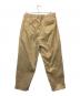 SCYE (サイ) San Joaquin Cotton Tapered Pleated Trouser ベージュ サイズ:SIZE 101cm (W40)：6000円