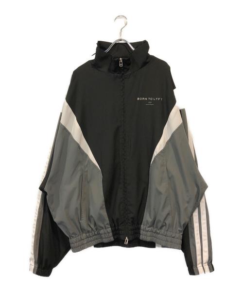 Lyft（リフト）Lyft (リフト) 2Line Oversize Track Jacket ブラック サイズ:XLの古着・服飾アイテム