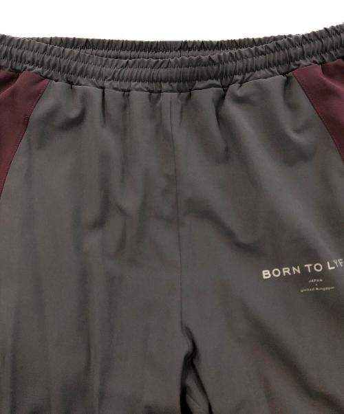 Lyft（リフト）Lyft (リフト) 2Line Track pant グレー×ボルドー サイズ:XLの古着・服飾アイテム