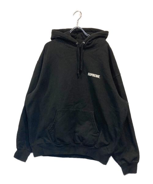 SUPREME（シュプリーム）Supreme (シュプリーム) クラウンロゴプリントフーディ ブラック サイズ:SIZE Lの古着・服飾アイテム