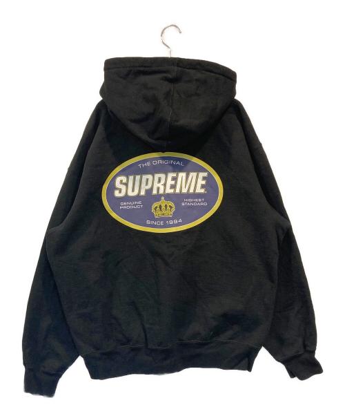 SUPREME（シュプリーム）Supreme (シュプリーム) クラウンロゴプリントフーディ ブラック サイズ:SIZE Lの古着・服飾アイテム