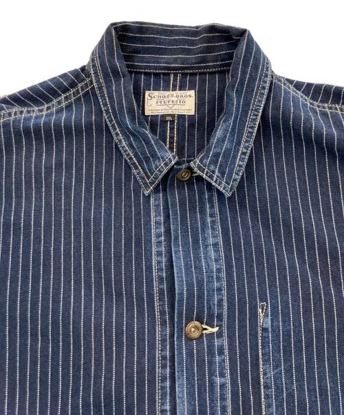 SCHOTT BROS.（ショット）SCHOTT BROS. (ショットブロス) OLD HICKORY WORK JACKET インディゴ サイズ:2XLの古着・服飾アイテム