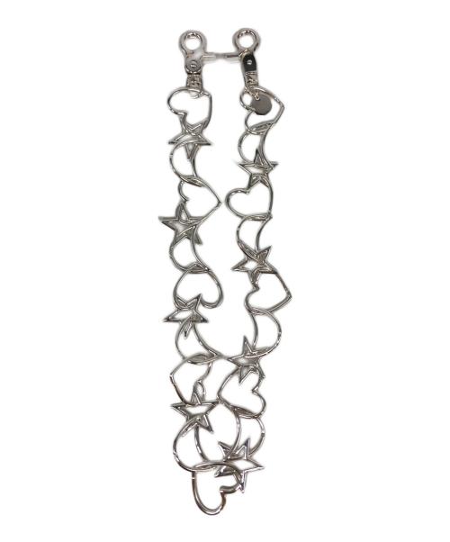 jieda（ジエダ）Jieda (ジエダ) 2WAY STAR MOON HEART CHAIN シルバー(色)の古着・服飾アイテム
