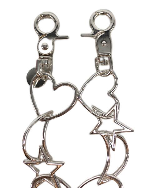 jieda（ジエダ）Jieda (ジエダ) 2WAY STAR MOON HEART CHAIN シルバー(色)の古着・服飾アイテム