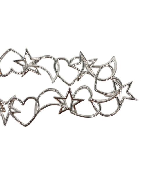 jieda（ジエダ）Jieda (ジエダ) 2WAY STAR MOON HEART CHAIN シルバー(色)の古着・服飾アイテム
