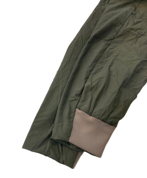 NANGA（ナンガ）NANGA (ナンガ) ソフトノーカラーダウンカーディガン グリーン サイズ:SIZE Lの古着・服飾アイテム