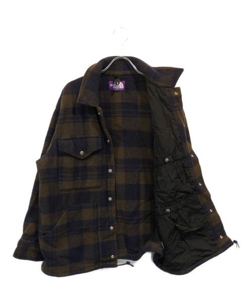 THE NORTHFACE PURPLELABEL（ザ・ノースフェイス パープルレーベル）THE NORTHFACE PURPLELABEL (ザ・ノースフェイス パープルレーベル) ウールフィールドCPOジャケット ブラウン サイズ:Mの古着・服飾アイテム