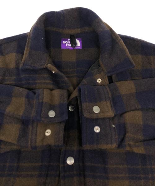 THE NORTHFACE PURPLELABEL（ザ・ノースフェイス パープルレーベル）THE NORTHFACE PURPLELABEL (ザ・ノースフェイス パープルレーベル) ウールフィールドCPOジャケット ブラウン サイズ:Mの古着・服飾アイテム