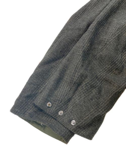 Barbour（バブアー）Barbour (バブアー) ウールツイードオーバーサイズバーレーコート グレー サイズ:SIZE 36の古着・服飾アイテム