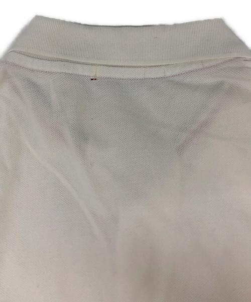 MONCLER（モンクレール）MONCLER (モンクレール) ポロシャツ ホワイト サイズ:Mの古着・服飾アイテム