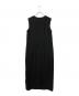 BLENHEIM (ブレンヘイム) サイドスリットVネックノースリーブワンピース ブラック サイズ:M：6000円
