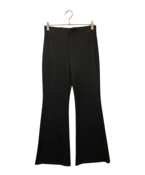 Aveniretoile（アベニールエトワール）Aveniretoile (アベニールエトワール) ストレッチポンチフレアレギンスパンツ ブラック サイズ:SIZE 38の古着・服飾アイテム