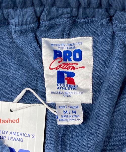 RUSSELL ATHLETIC（ラッセルアスレチック）RUSSELL ATHLETIC (ラッセルアスレチック) ロゴ刺繍スウェットパンツ ブルー サイズ:SIZE Mの古着・服飾アイテム