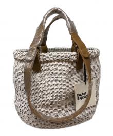 Bucket Baggage（バケットバゲージ）の古着「Hand&Shoulder Basket Medium」｜ホワイト
