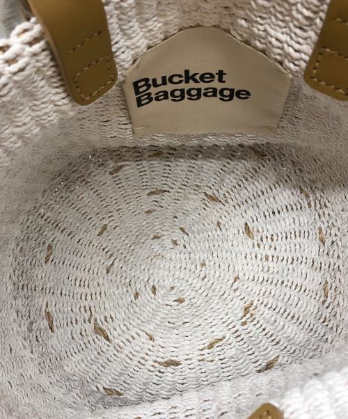 Bucket Baggage（バケットバゲージ）bucket baggage (バケットバゲージ) Hand&Shoulder Basket Medium ホワイト 未使用品の古着・服飾アイテム