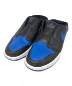 NIKEナイキ）の古着「エアジョーダン1 ミュール ゴルフ」｜ブルー×ブラック