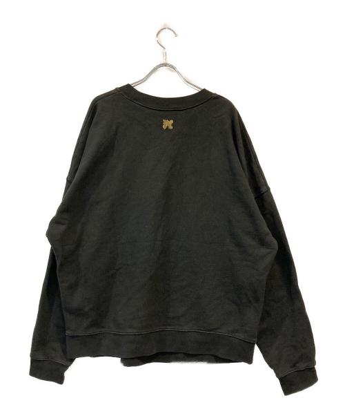 Palm Angels（パーム エンジェルス）Palm Angels (パーム エンジェルス) Black sweatshirt with FOGGY PA print ブラック サイズ:Mの古着・服飾アイテム