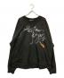 Palm Angels（パーム エンジェルス）の古着「Black sweatshirt with FOGGY PA print」｜ブラック