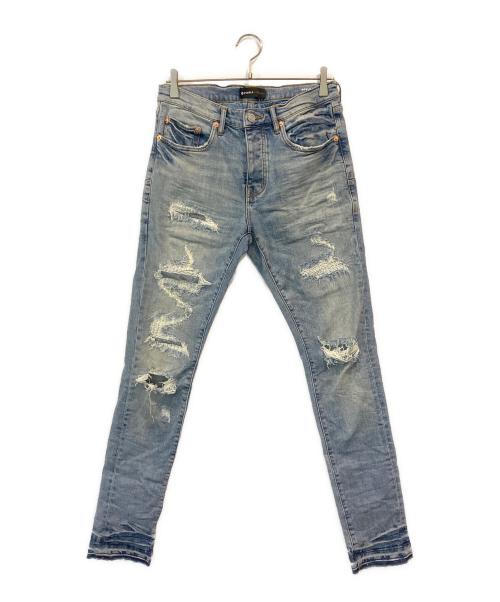 PURPLE BRAND（パープルブランド）PURPLE BRAND (パープルブランド) ダメージ加工デニムパンツ インディゴ サイズ:SIZE 30の古着・服飾アイテム
