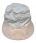 CASABLANCA (カサブランカ) LASER CUT GRADIENT BUCKET HAT ホワイト サイズ:M/L：7000円